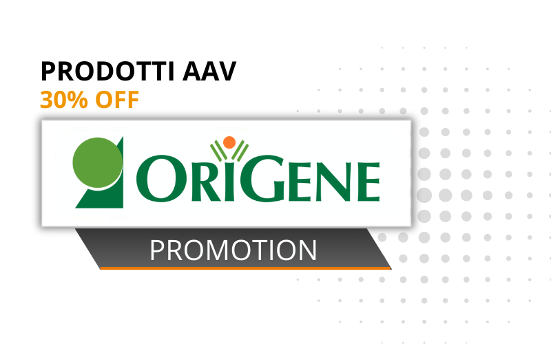 30% di sconto sui  Prodotti Accessori AAV di OriGene