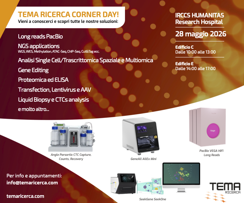 TEMA RICERCA Corner Day @IRCCS Humanitas Research Hospital