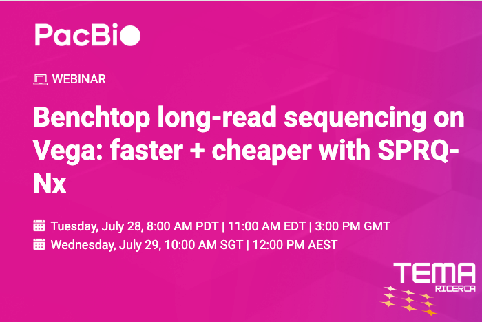 PacBio Webinar: Benchtop long-read sequencing on Vega